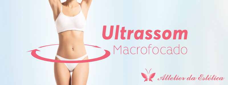 Banner de Ultrassom Macrofocado com modelo